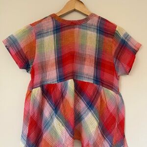 Colorful Plaid Womens Shirt